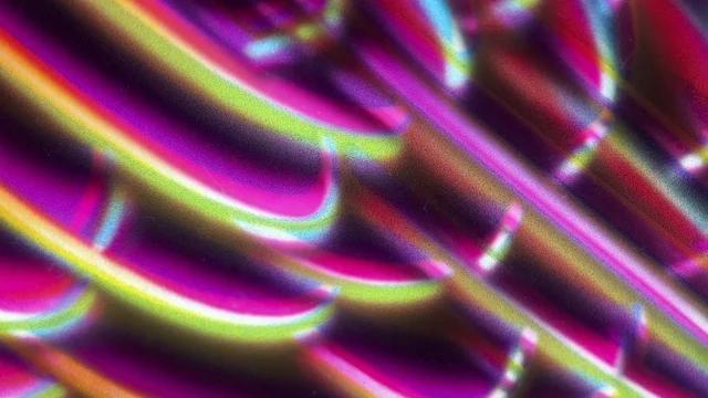 Curved color planes · close view