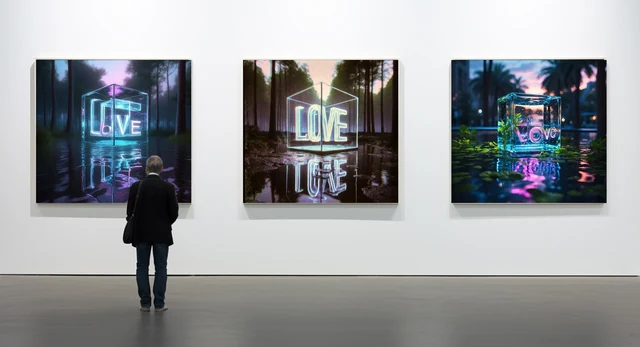 Love of Nature · gallery presentation